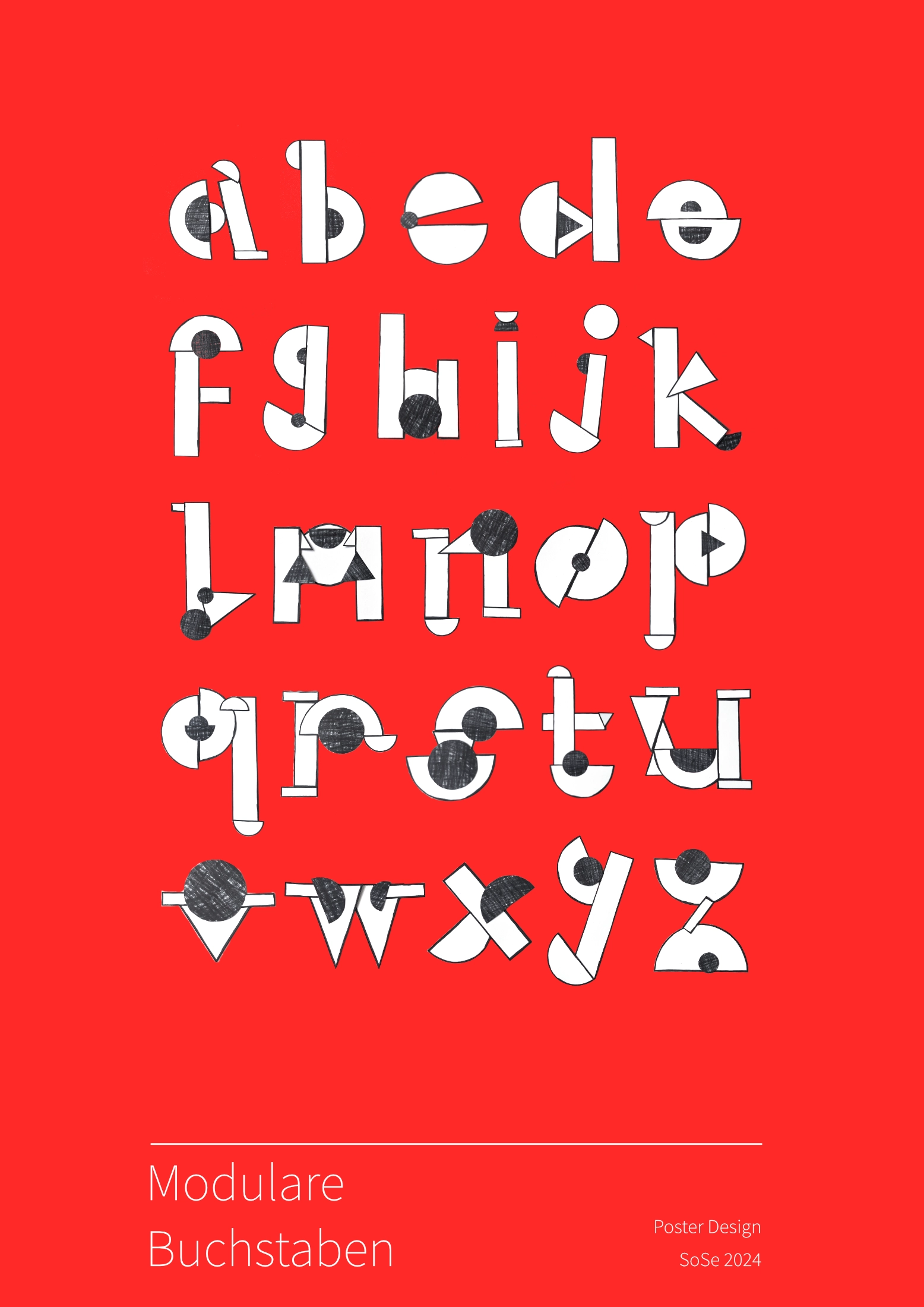 Modulare Buchstaben